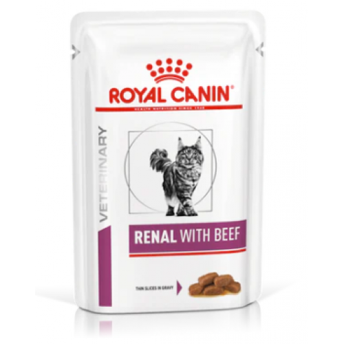 Royal Canin Feline Renal Wet with Beef 成貓腎臟處方袋裝濕糧（牛肉）