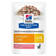 Hill's Prescription Diet c/d 貓用泌尿系統護理配方濕糧 - 三文魚 