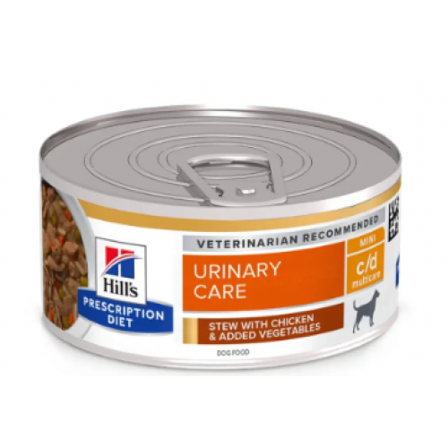 Hill's Prescription Diet c/d 犬用泌尿系統護理配方罐頭 - 雞肉燉蔬菜