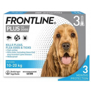 Frontline Plus狗隻防蝨防牛蜱滴劑  M 藍(10-20kg)