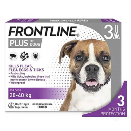 Frontline Plus狗隻防蝨防牛蜱滴劑  L 紫 (20-40kg)