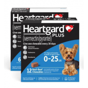 Heartgard Plus 心臟咀嚼配方 S 藍 (up to 26lb)