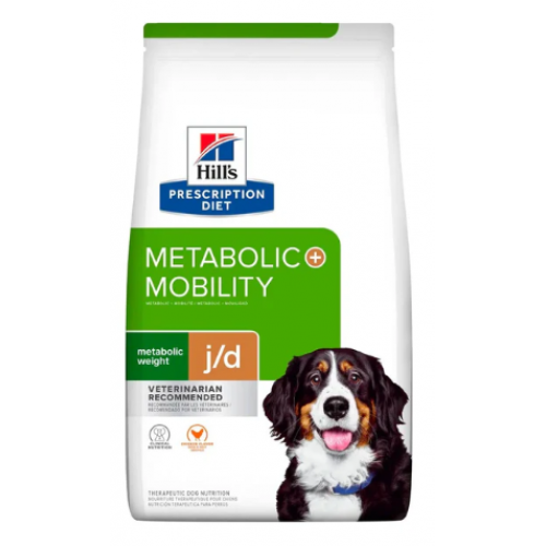 Hill's Prescription Diet Metabolic + j/d Mobility 犬用體重管理及關節護理配方乾糧 Hill's Prescription Diet Metabolic + j/d Mobility 犬用體重管理及關節護理配方乾糧