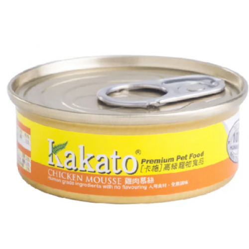 Kakato 卡格 - 雞肉慕絲Tuna Mousse (貓狗食用)罐頭40克