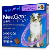 NexGard SPECTRA 驅蟲咀嚼片 L 紫 ( 15kg - 30kg )  