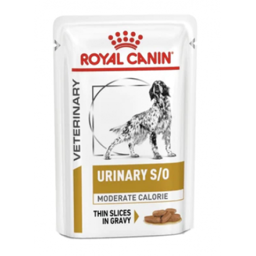 Royal Canin Canine Urinary S/O Moderate Calorie Pouch-Loaf 成犬泌尿道處方袋裝濕糧 （適量卡路里肉汁）