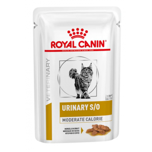Royal Canin Feline Urinary S/O Moderate Calorie Pouch 成貓泌尿道處方袋裝濕糧（適量卡路里肉汁）
