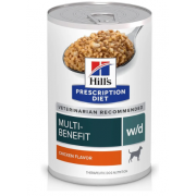 Hill's Prescription Diet w/d 犬用體重管理配方罐頭 - 雞肉